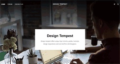 Desktop Screenshot of designtempest.com